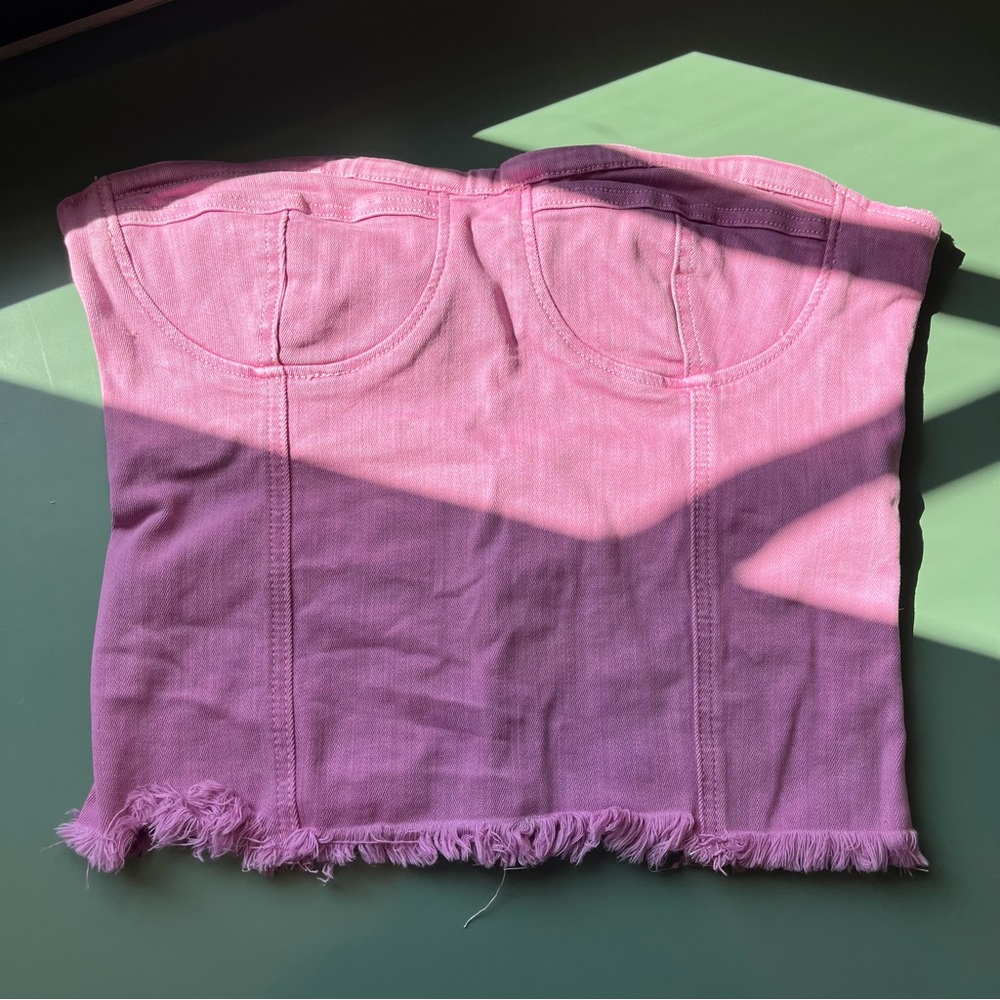 Superdown Desa Crop Bustier Top View 6